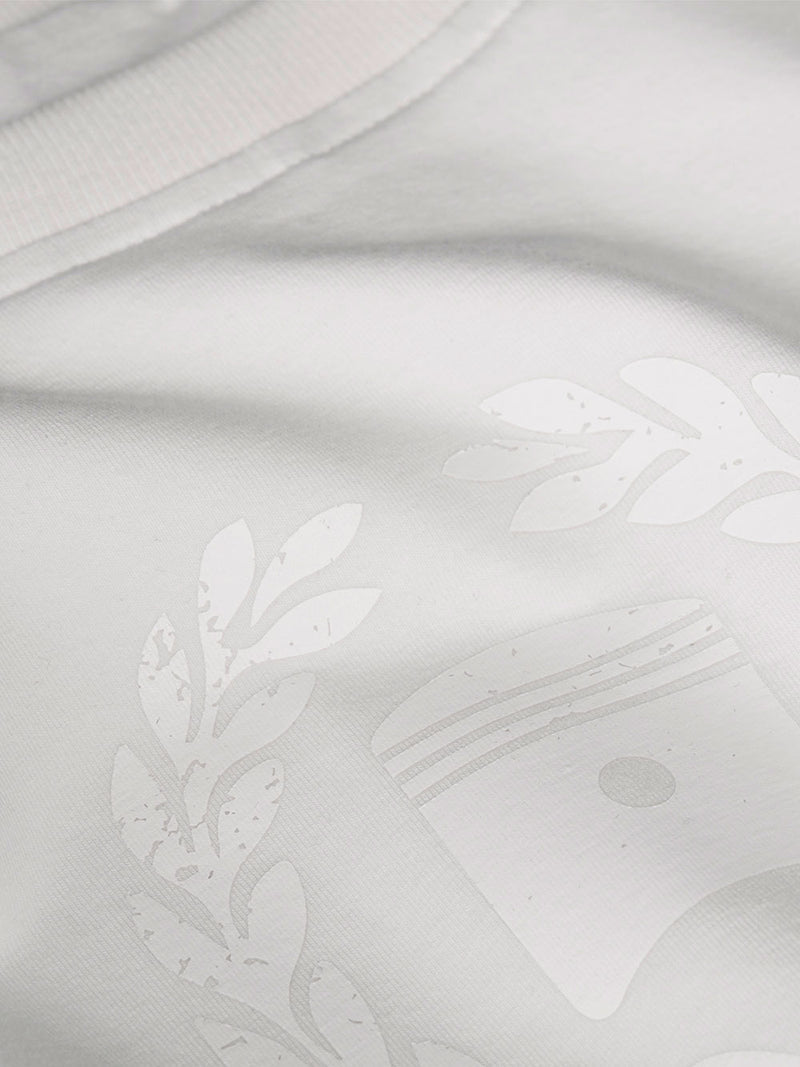 BORGO Andalusien Longlap Bianco T-Shirt