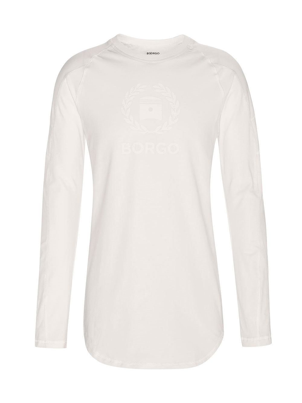 BORGO Siracusa Longlap Bianco T-Shirt