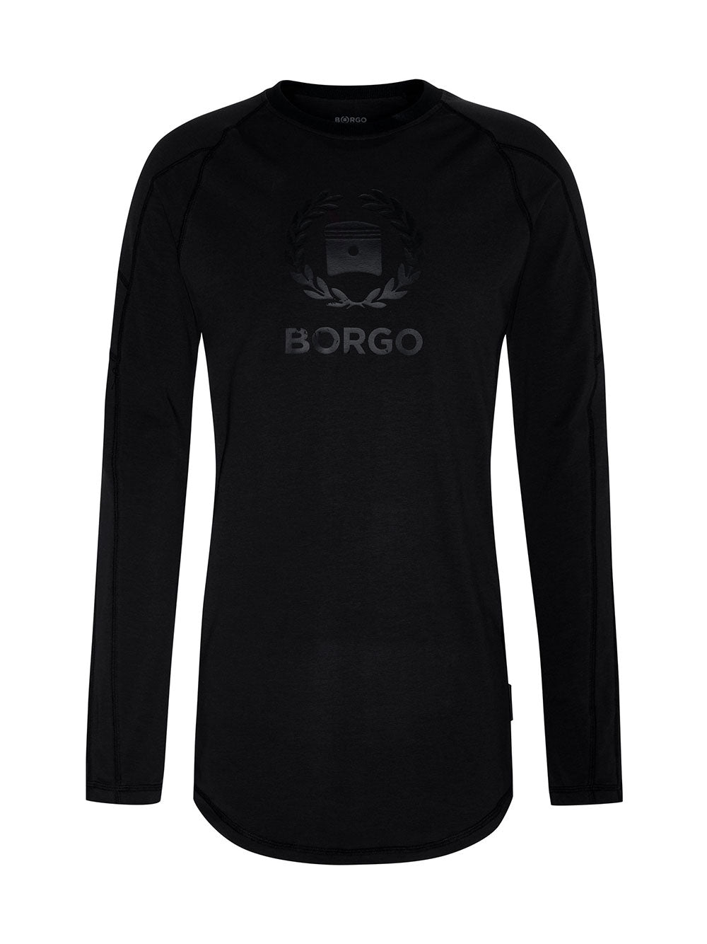 BORGO Siracusa Longlap Nero Nero T-Shirt