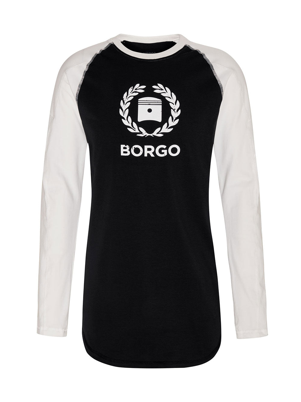 BORGO Siracusa Longlap Nero T-Shirt